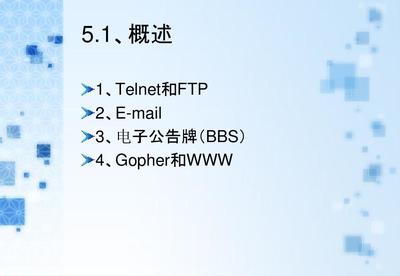 Internet網(wǎng)絡信息服務技術 網(wǎng)絡技術服務概論
